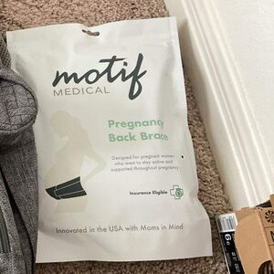 Pregnancy back brace